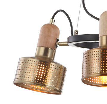 Gallery Adjustable Spotlight Metal LED Chandelier - JONATHAN Y